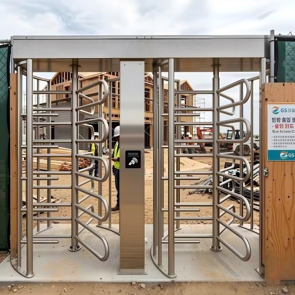 Stainless Steel Full Height Turnstile Stainless steel full height turnstile