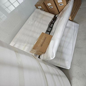 Moving frame and arm foam wrap