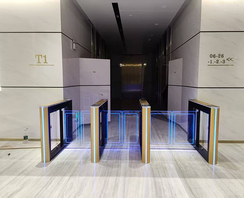 Seamless Powder Coated Slim Swing Barrier Seamless powder coated slim swing barrier