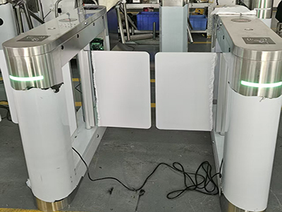 Security Flap Barrier Gate testing